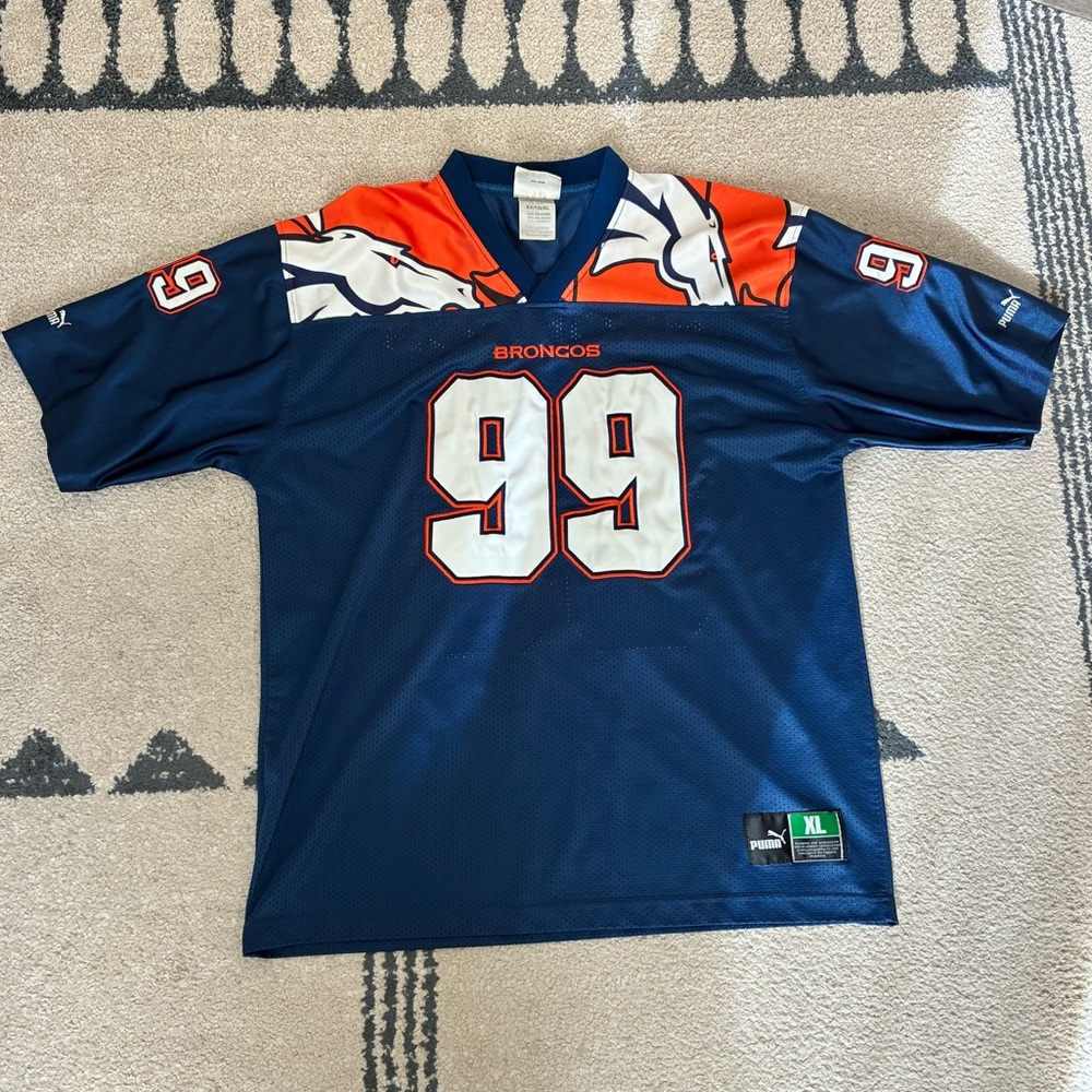 Vintage Puma Denver Broncos Jersey
